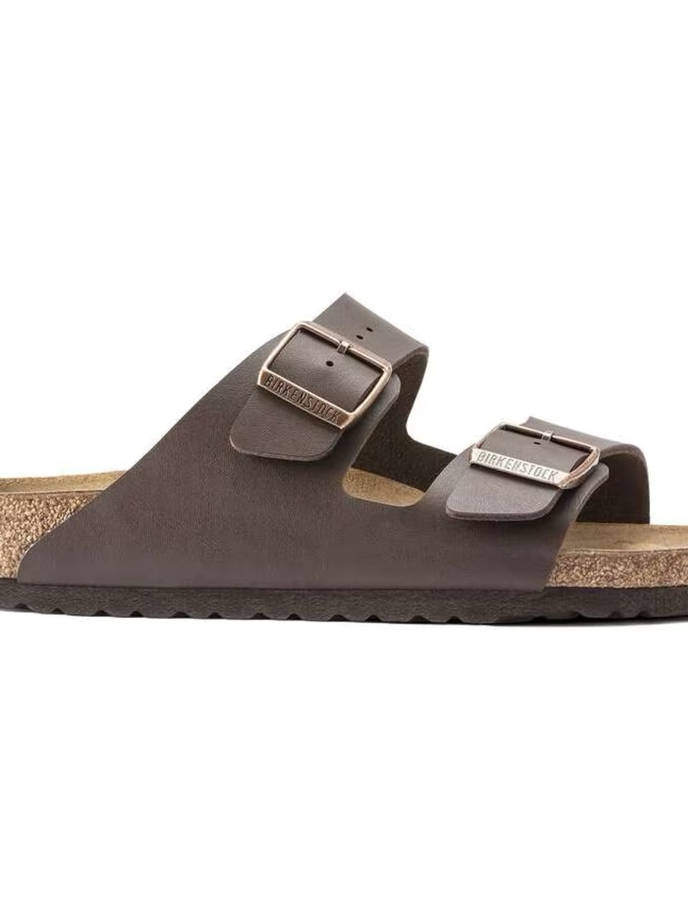 Birkenstock 🔥 Arizona Birko-Flor Brown Leather Sandals Slides Men’s Sz 43 10 NEW - Picture 12 of 12